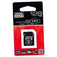 KARTA MICROSDXC GOODRAM 128GB CL10 + ADAPTER SD