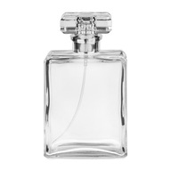 OZDOBNÁ SKLENENÁ FĽAŠA NA PARFUMY S ROZPRAŠOVAČOM HLINÍKA – 110 ML!