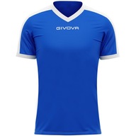 Koszulka Givova Revolution Interlock niebiesko-biała MAC04 0203 L
