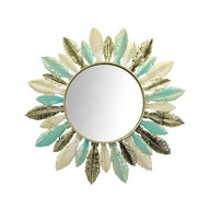 Železná nástenná dekorácia závesné zrkadlo