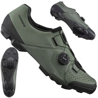 Buty rowerowe SPD MTB SHIMANO SH-XC300 XC3 r. 43 OLIWKOWY z BOA SZTYWNE BOX