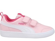 PUMA COURTFLEX V2 V INF 371544 25 BUTY DZIECIĘCE TRAMPKI RÓŻOWE NA RZEPY