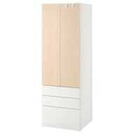 IKEA SMASTAD PLATSA Skriňa 60x42x181cm biela/breza