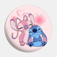 Przypinka do plecaka Pin Button Badzik Stich Stitch Sticz Lilo Bajka