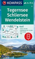 Tegernsee Schliersee Wendelstein mapa turystyczna 1:50 000 KOMPASS 2022