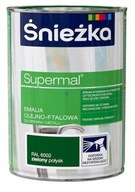 Supermal Olejno-ftalový smalt - zelený lesk 0,8l