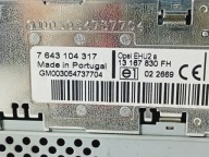 Radio original CD missing code OE 13167830FH Opel Corsa C 00-09