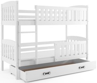 Poschodová posteľ pre deti Macko 200x90 + ZÁBRANA