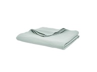 Přehoz na postel Japandi, bavlna, 220 x 240 cm, světle modrý