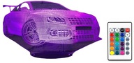 LAMPA 3D LED NISSAN GTR SAMOCHÓD CAR KOLORY +PILOT