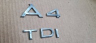 A4 B9 8W EMBLEMAT logo LOGO NAPIS bonnet boot rear part A4 TDI