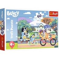 Puzzle Bluey Trefl 60 dielikov.Veselý Bluey 17384 dielikov.