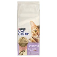 Suché krmivo pre mačky s potravinovou precitlivenosťou Cat Chow losos 15 kg