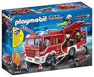 Playmobil 9464 City Action Fire Engine with Working Water Cannon, fire figh