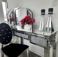 Komoda / konzola / toaletný stolík Premium zrkadlový