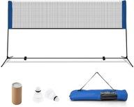 Siatka do badmintona ze stojakiem, siatka tenisowa 89-155 cm