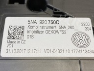VW TIGUAN 5NA TSI dials dials 5NA920750C