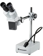 Priemyselný mikroskop stereo husí krk 10x-20x Bresser Biorit ICD CS LED
