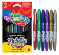 COLORINO MARKER METALICKÁ PISA 6 farieb