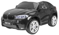 BMW X6M XXL dla 2 dzieci Lakier Czarny + Pilot + Ekoskóra + Pasy + Wolny St