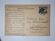 KARTKA POCZTOWA - 1935 r. Kraków - Lwów
