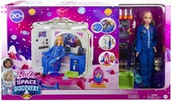 Barbie Vesmírna stanica s bábikou astronautka GXF27