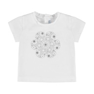 Koszulka bluzka biała dziewczęca Mayoral 105-33 r.92