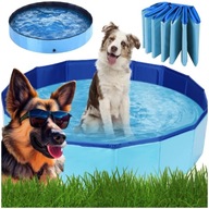 Veľký detský bazén pre psa Zvieratá Záhradný 100x30cm SKLADACÍ