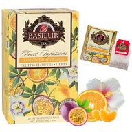 BASILUR Fruit Infusions - Owocowa herbata bezkofeinowa w saszetkach 20x2gx1