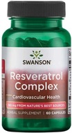 SWANSON Resveratrol Complex 60 Kapsułek RESWERATRO