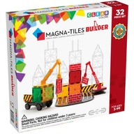 Magna Tiles: 32 el. Klocki magnetyczne Builder