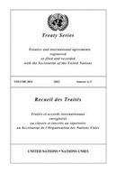 Treaty Series 2833 (Bilingual Edition) United