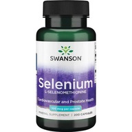 SWANSON Selenium L-Selenomethionine 100mcg 200caps ANTIOXIDANT SELEN