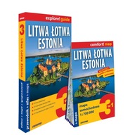 Explore! guide 3w1. Litwa, Łotwa, Estonia 3w1. Przewodnik + atlas + mapa