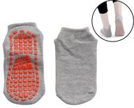 Ponožky protišmykové pätky yoga fitness 28-34