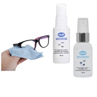 Zestaw do czyszczenia i przeciw parowaniu okularów środek 60ml + ściereczki