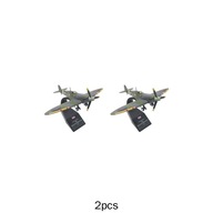 2x Jednoczęściowy model myśliwca 1:72 Samolot