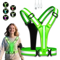 SZELKI ODBLASKOWE NA ROWER DO BIEGANIA KAMIZELKA ODBLASKOWA MOTOR DROGOWA