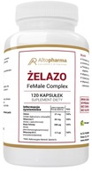 AltoPharma Železo 120kaps. pre ženy Komplex Vitamín B9 B12 Anémia