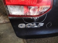 complete rear part VOLKSWAGEN GOLF VI HB 5D LC9X trunk door boot bumper light