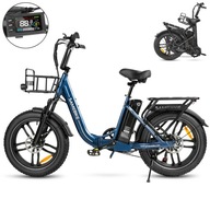 Skladací elektrický bicykel Samebike C05PRO-IT 500W 13Ah 20 palcov Rám 16 palcov