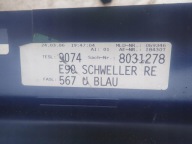 BMW 3 E90 E91 04-08 threshold right moulding threshold