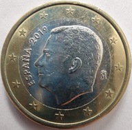 1365 - Hiszpania 1 euro, 2019