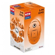 GeoMag KOR Mágneses építőkockák - Narancssárga tojás 55 db 671