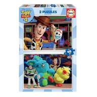 Zestaw 2 Puzzli Toy Story Ready to play 48 Części 28 x 20 cm