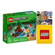 LEGO Minecraft - Przygoda na mokradłach (21240) +Torba +Katalog LEGO 2024