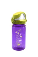 Bidon na wodę dla dzieci BPA FREE Nalgene OTF 350ml fioletowy sowa