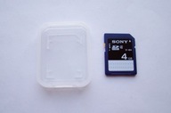 Karta pamięci SD HC 4 GB SONY klasa 4 +Etui