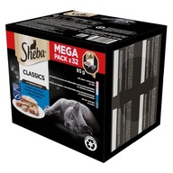 SHEBA Classics mokra karma dla kota rybne smaki w pasztecie tacki 32x85 g