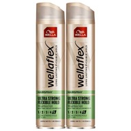 Wellaflex Flexible Ultra Lak na vlasy 250ml x2